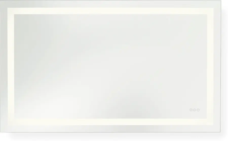 Mera Illuminated Mirror 60" x 36" - Might Bright White - Image 1