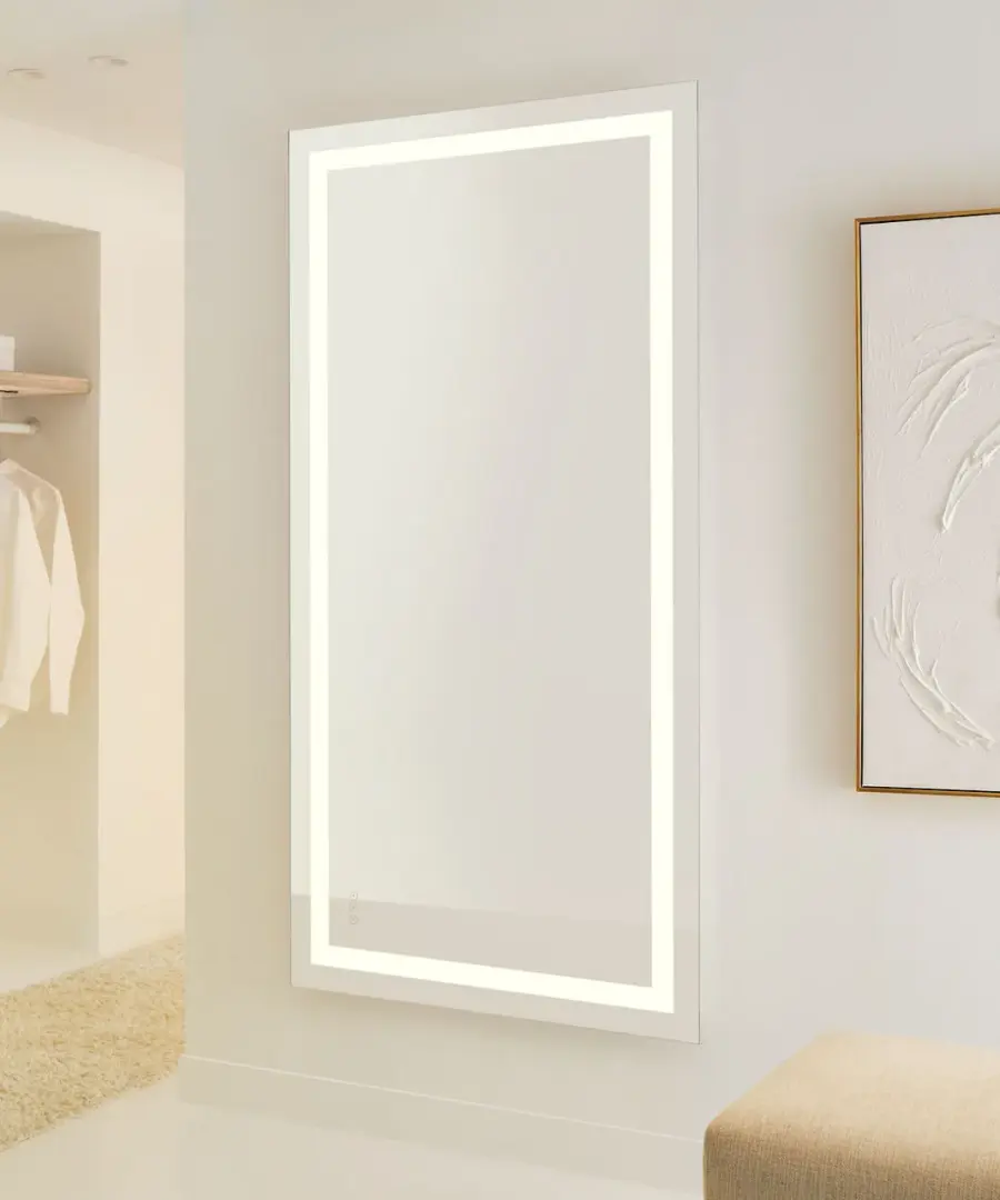 Mera Illuminated Mirror 72" x 36" - Bright White - Image 11
