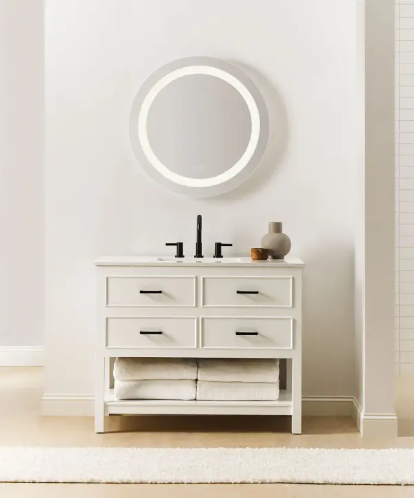 Mera 30" Round Illuminated Mirror - Image 4