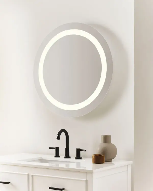 Mera 30" Round Illuminated Mirror - Image 5