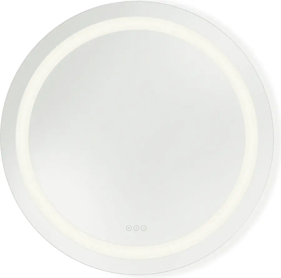 Mera 36" Round Illuminated Mirror - Image 1