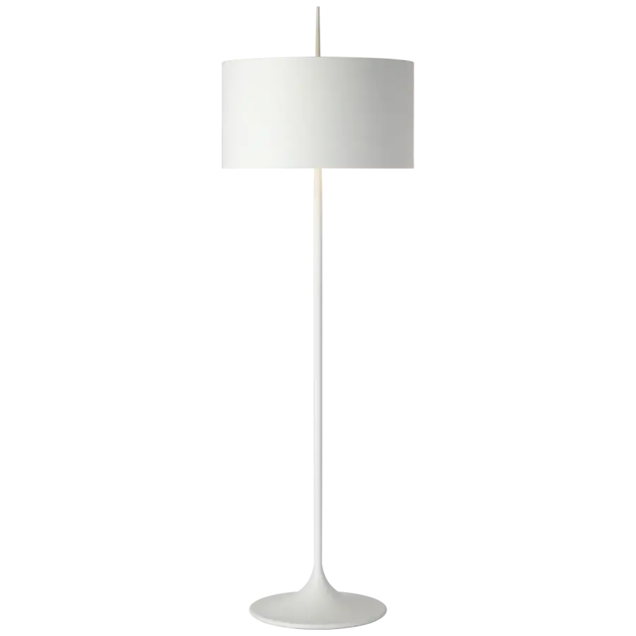 Spinet 62" Floor Lamp in Matte White