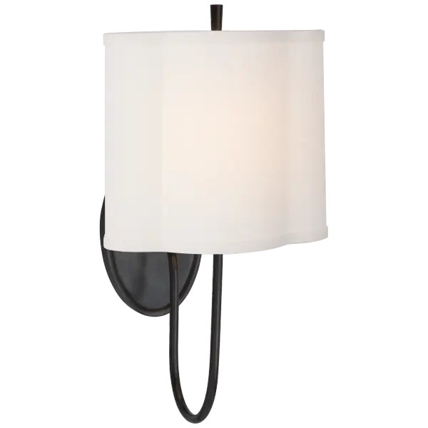 Simple Scallop Wall Sconce (Open Box)