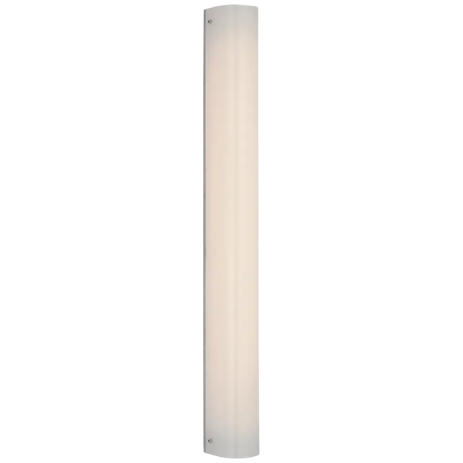 Penhold 30" Bath Light in Polished Nickel with White Glass
