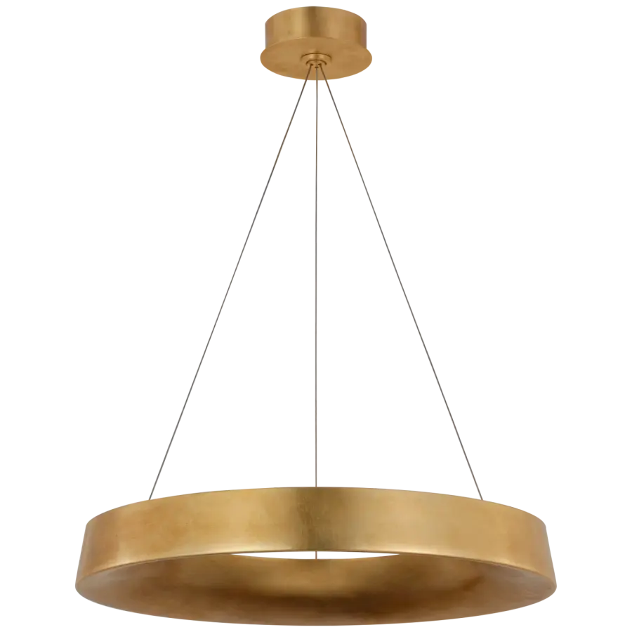 Neptune 24" Uplight Ring Chandelier in Gild Open Box