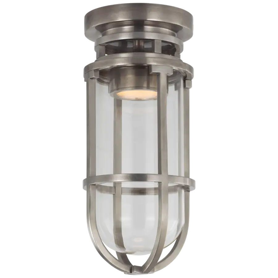 Classic Flush Mount with Timeless Antique Nickel Finish