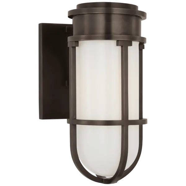 Classic Bracketed Sconce with Timeless Bronze Finish - Image 1