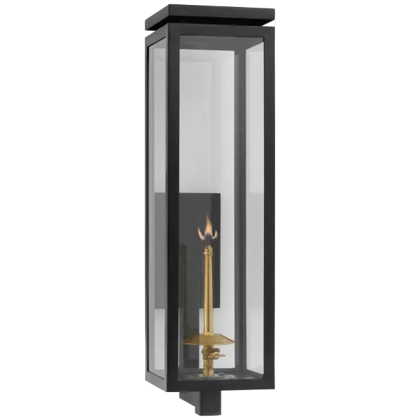 Classic Gas Lantern with Timeless Bracketed Design