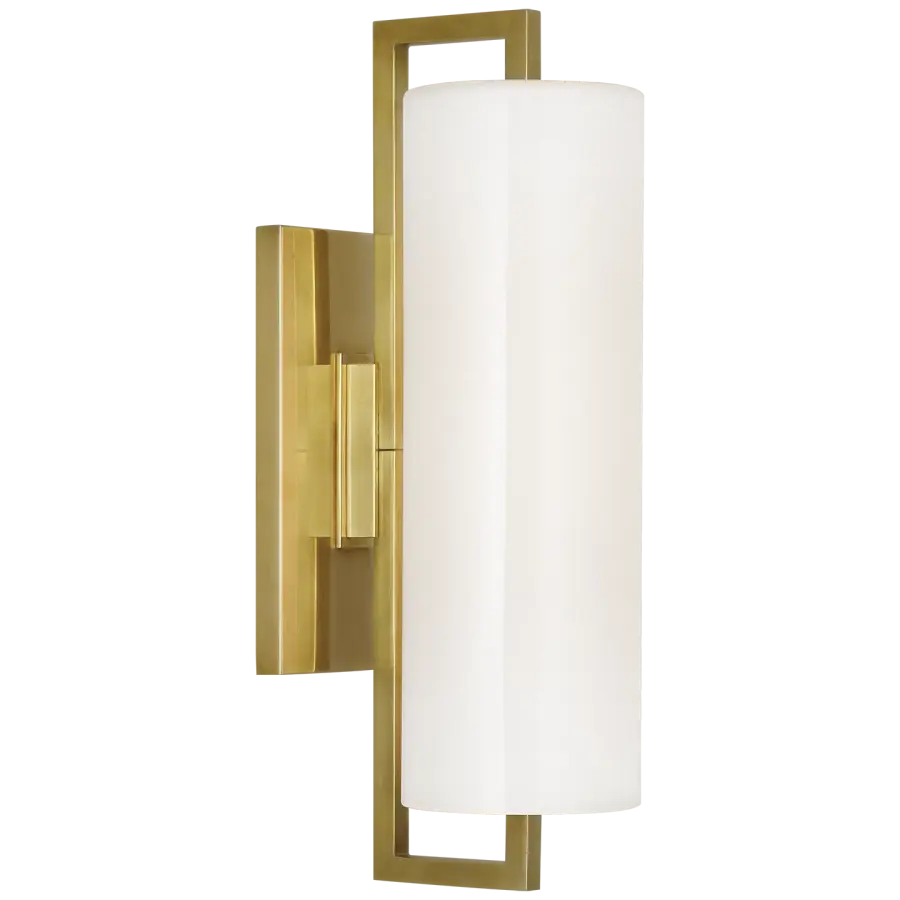Bowen 16" Linear Bath Sconce in Hand-Rubbed Antique Brass
