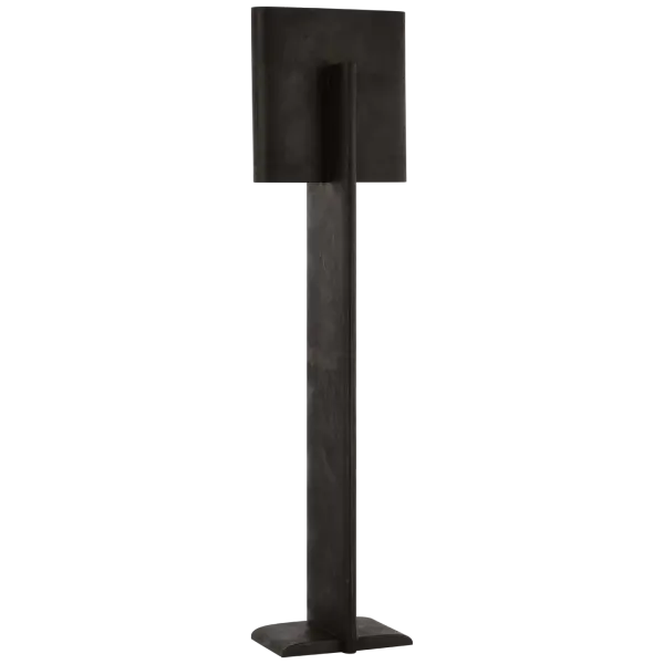 Lotura 72" Intersecting Floor Lamp in Museum Black