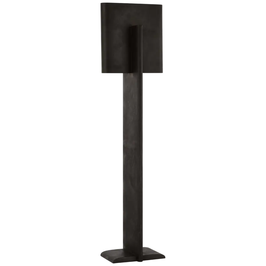 Lotura 72" Intersecting Floor Lamp in Museum Black