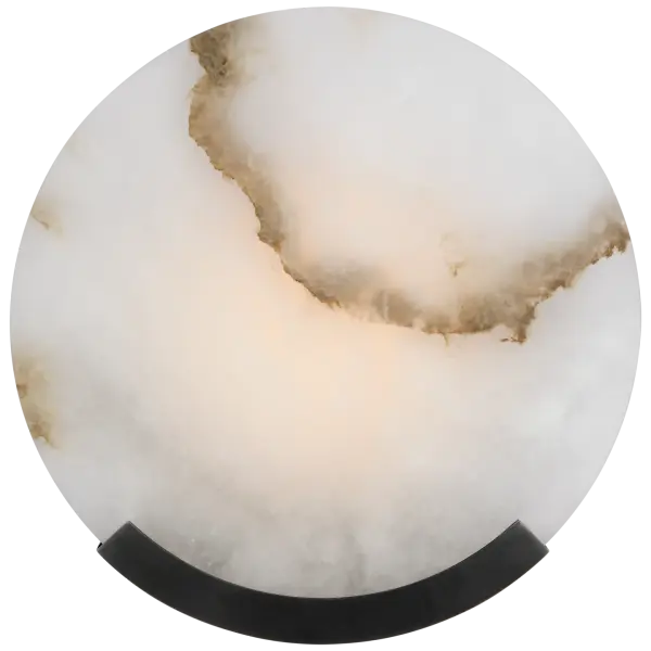 Melange 10" Sconce in Bronze with Alabaster