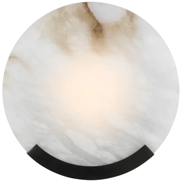 Melange 13" Sconce in Bronze with Alabaster