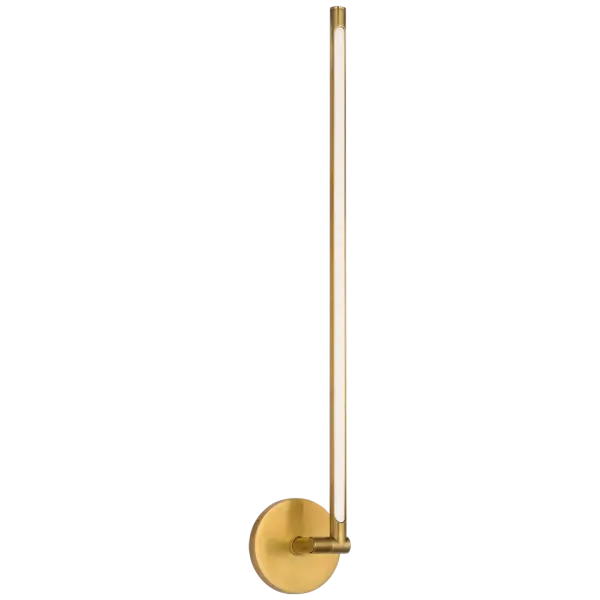 Cona Large Sconce in Antique-Burnished Brass