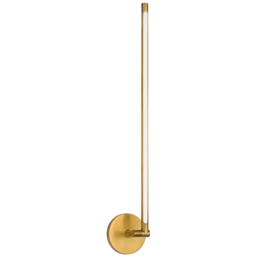 Cona Large Sconce in Antique-Burnished Brass