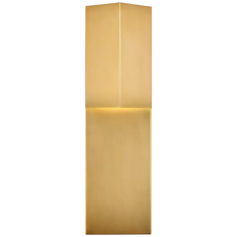 Rega 18" Folded Sconce in Antique-Burnished Brass