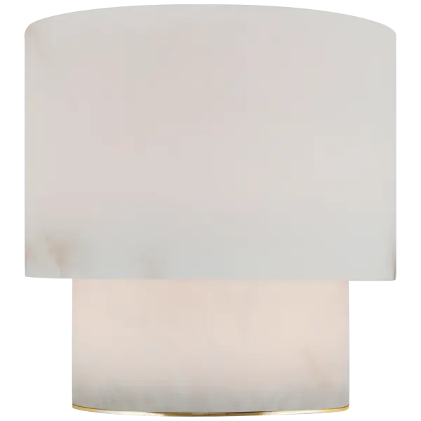 Elegant Small-Scale Table Lamp with Natural Alabaster Beauty