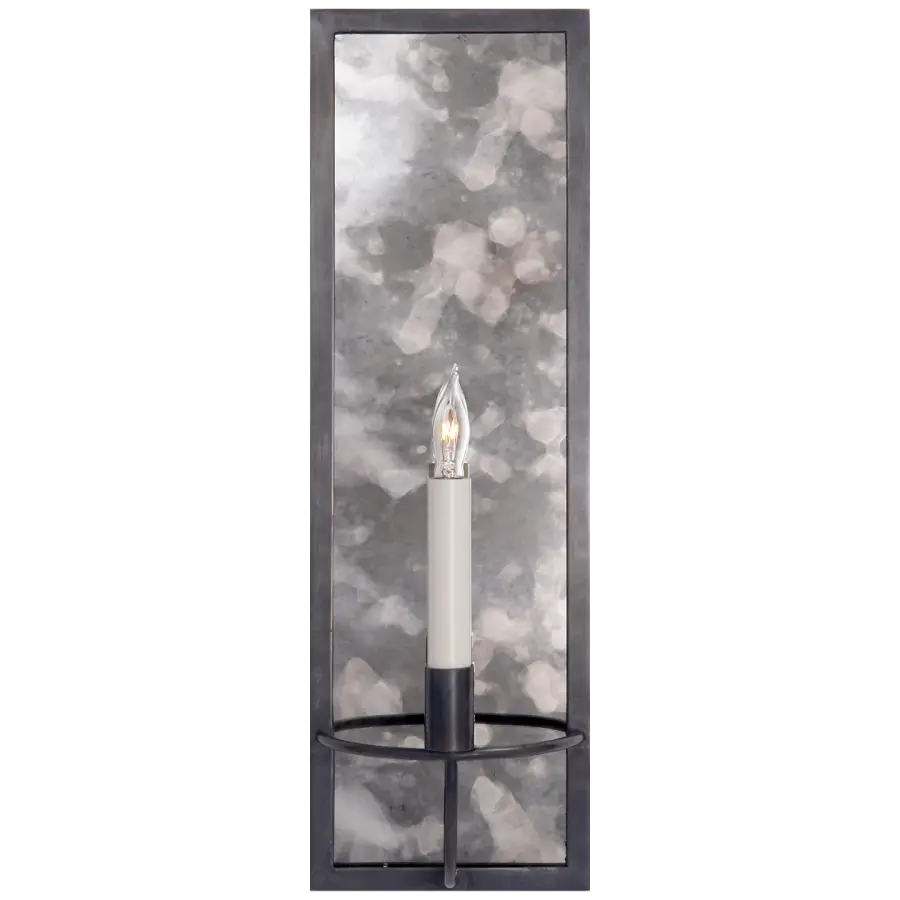 Regent Rectangular Sconce in Bronze