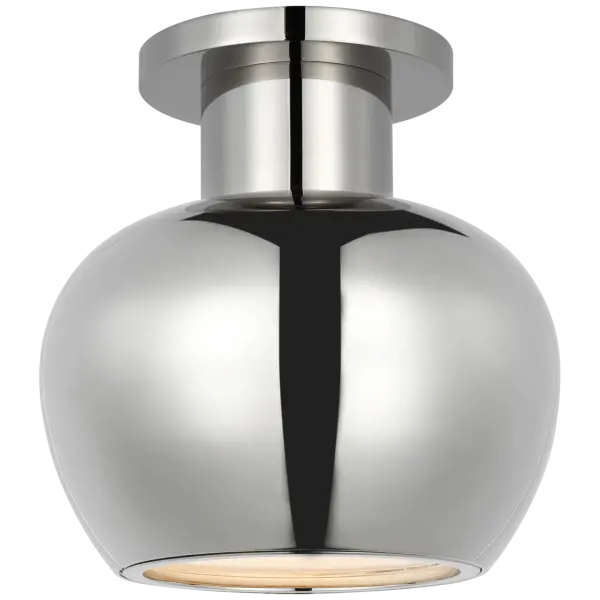 Comtesse Monopoint Flush Mount in Polished Nickel