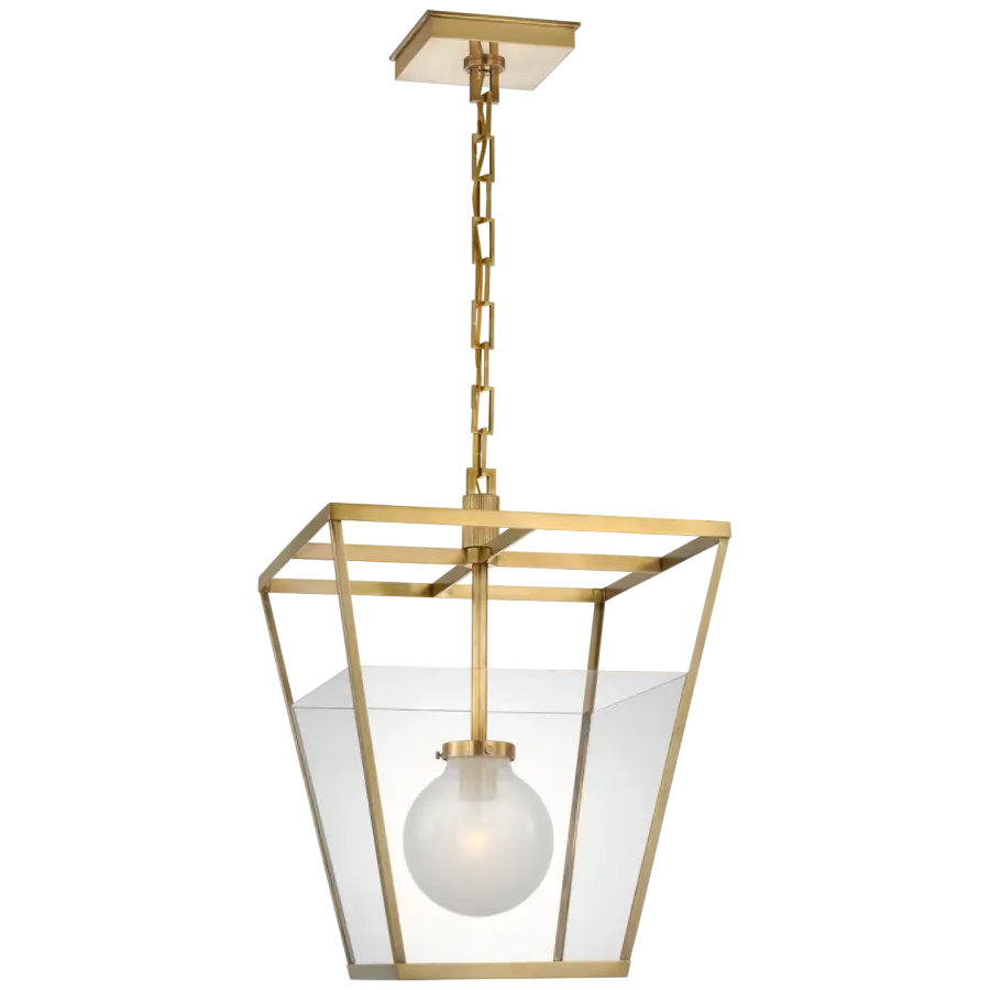 Classic Lantern Design with Timeless Antique Brass Finish