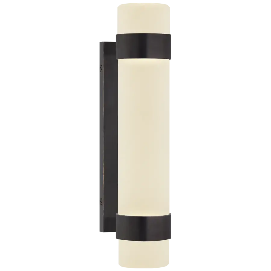 Elegant Crystal Bath Sconce with Timeless Bronze Finish