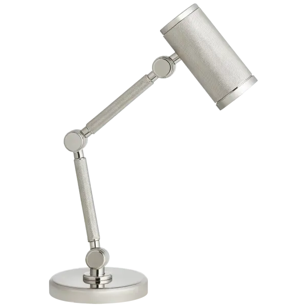 Barrett Mini Desk Lamp in Polished Nickel Open Box