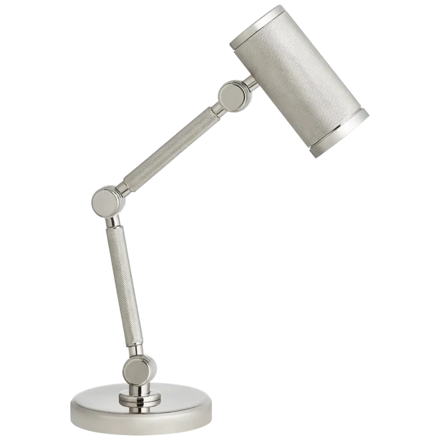 Barrett Mini Desk Lamp in Polished Nickel Open Box