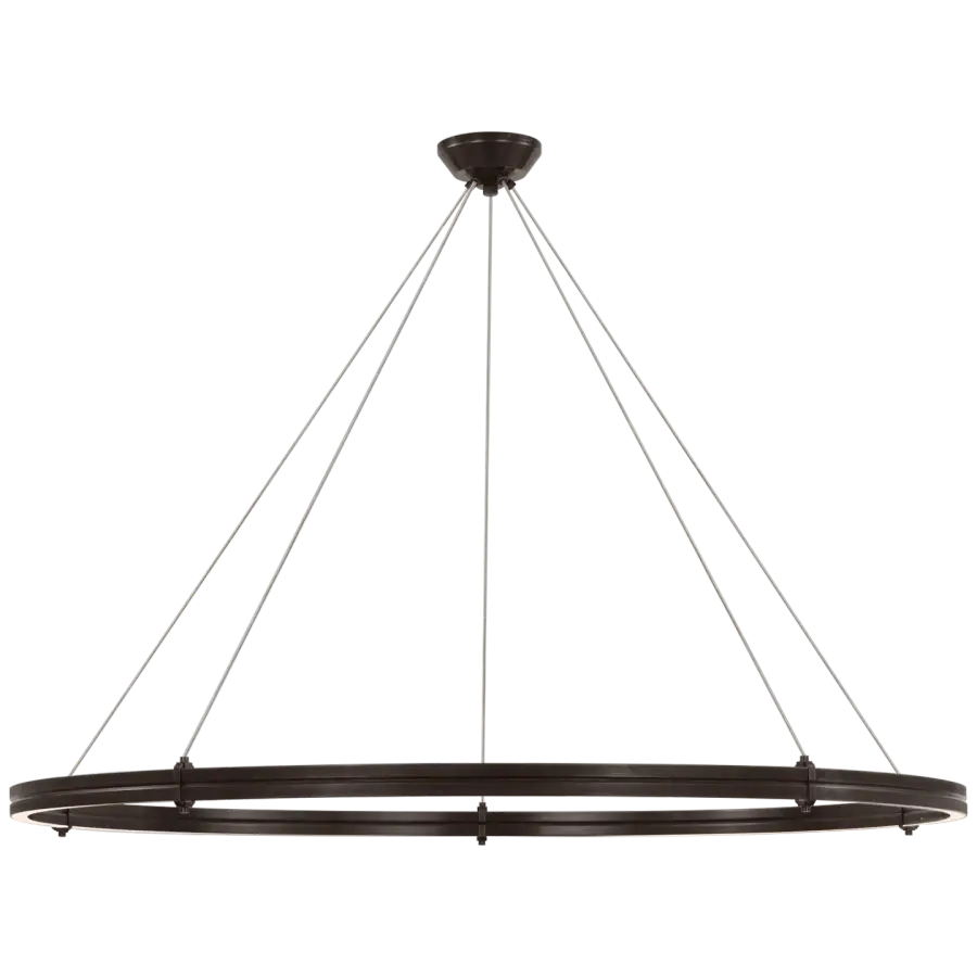 Paxton 60" Ring Chandelier in Bronze
