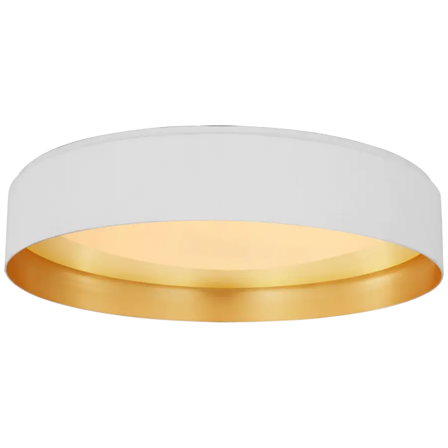Shaw Extra Large Flush Mount in White