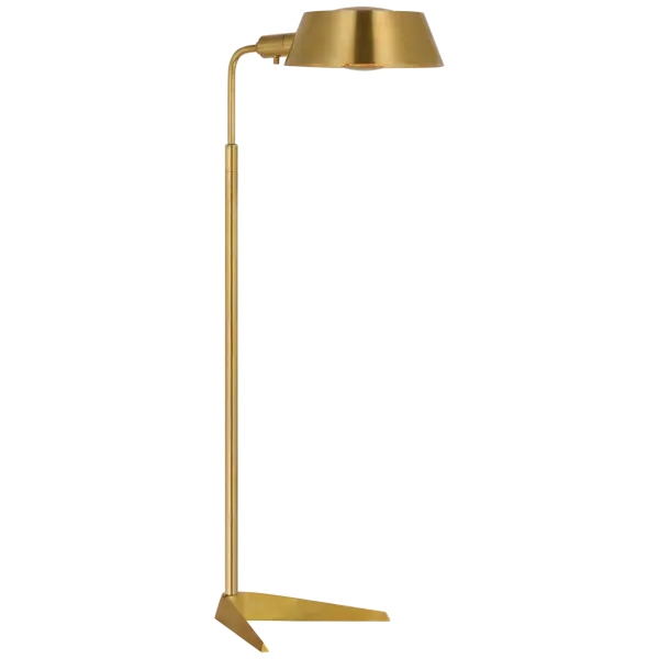 Classic Pharmacy Floor Lamp with Adjustable Task Lighting