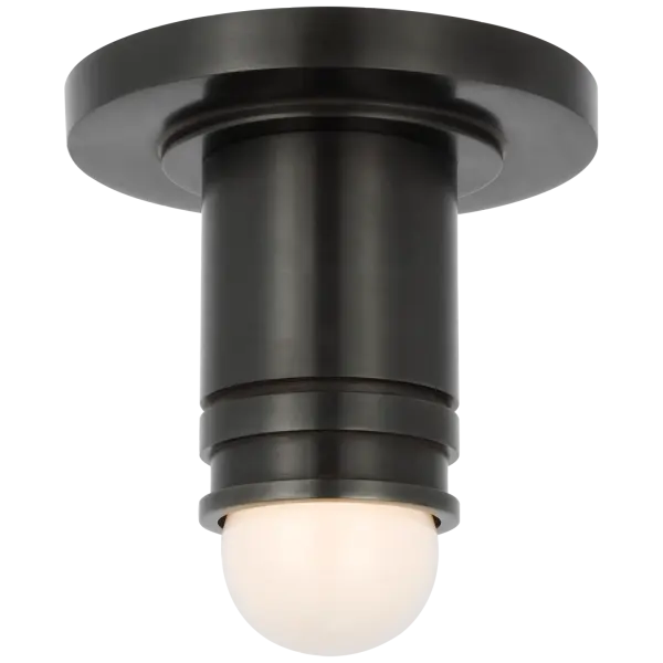 Top Hat Mini Monopoint Flush Mount in Bronze