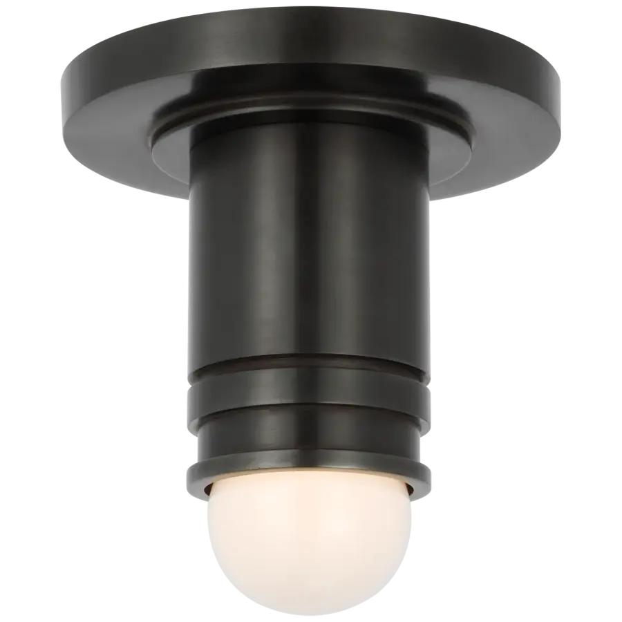Top Hat Mini Monopoint Flush Mount in Bronze