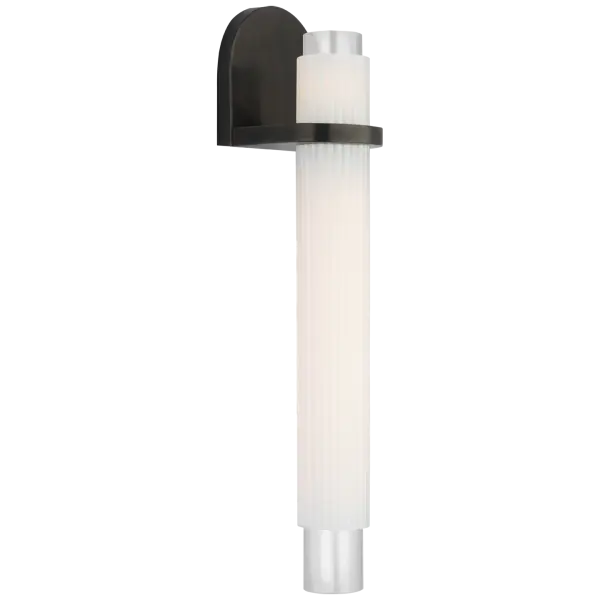 Substantial 20" Sconce Delivers Bold Transitional Style