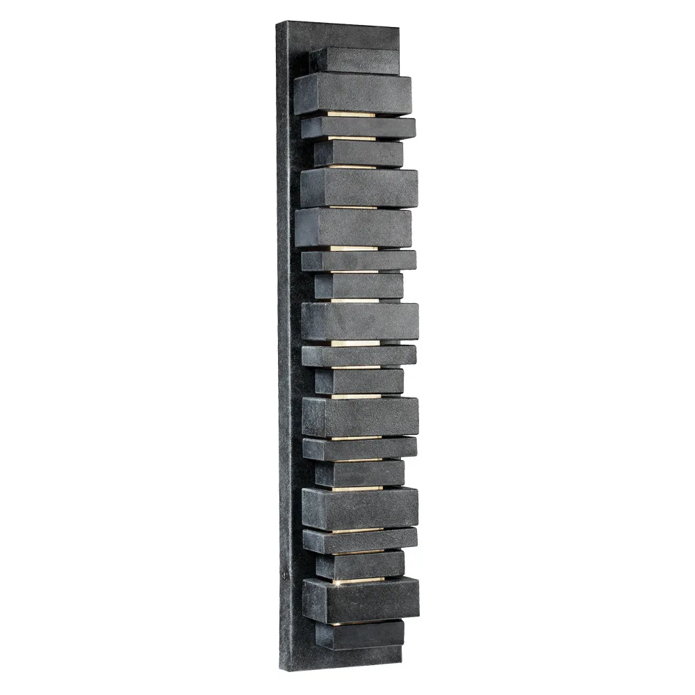 Ledgend 26" LED Outdoor Wall Sconce in Dark Weathered Zinc