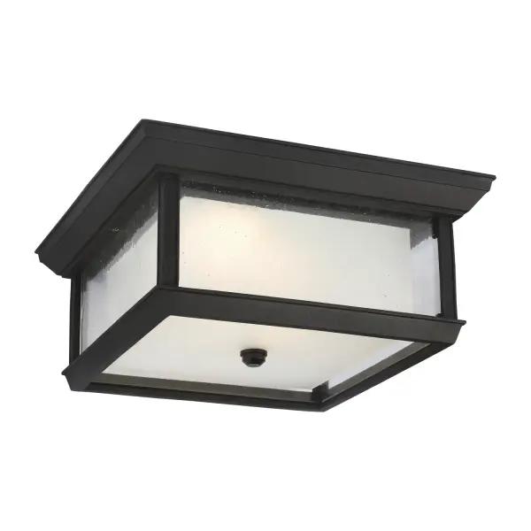 McHenry LED Outdoor Flush Mount in Textured Black