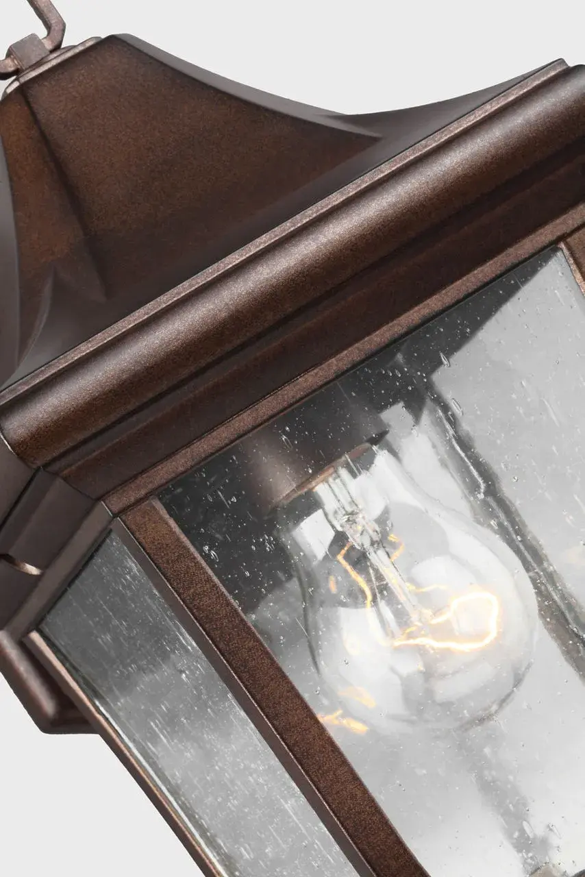 Oakmont One Light Outdoor Wall Lantern in Patina Bronze - Image 2