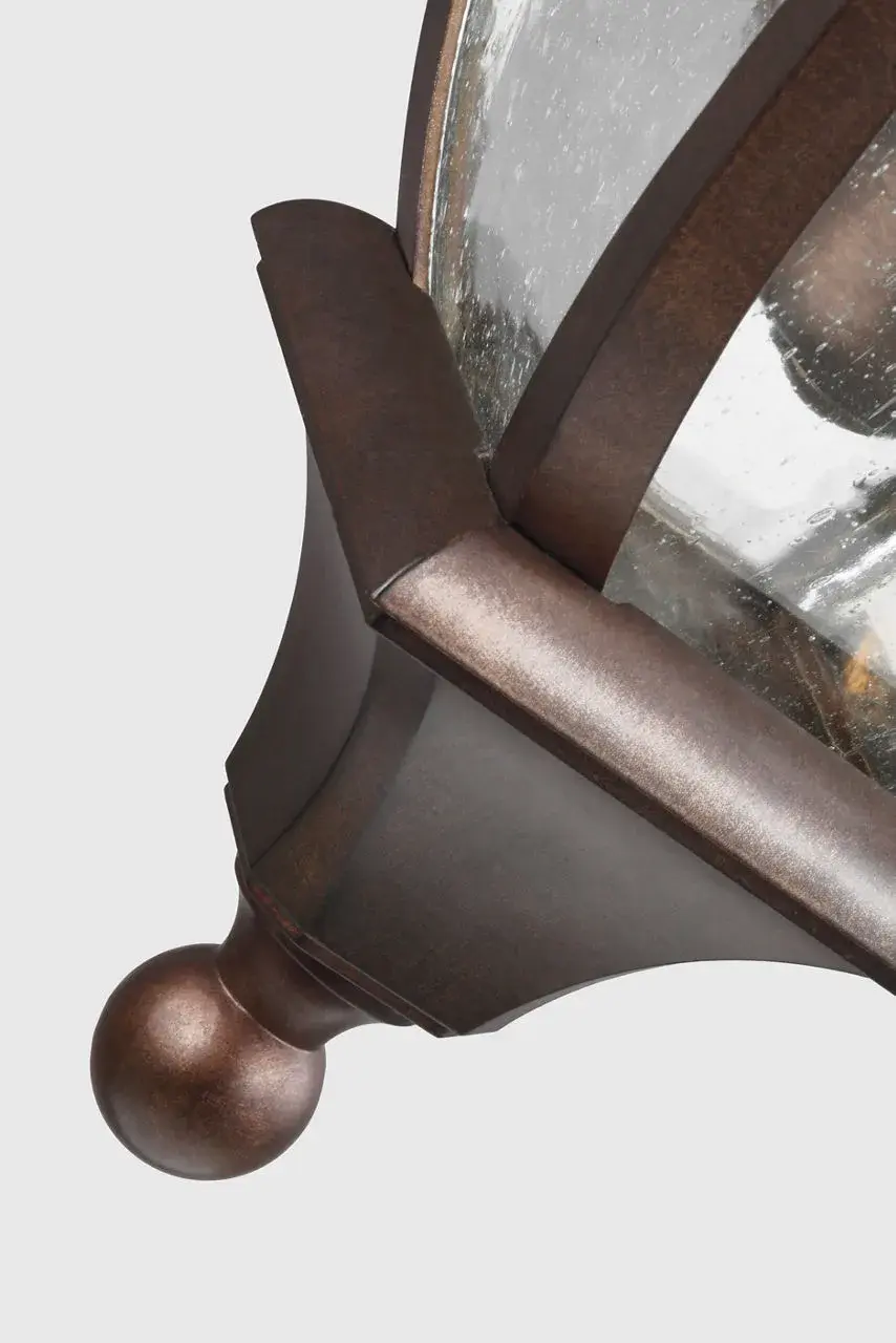 Oakmont Four Light Outdoor Wall Lantern in Patina Bronze - Image 3