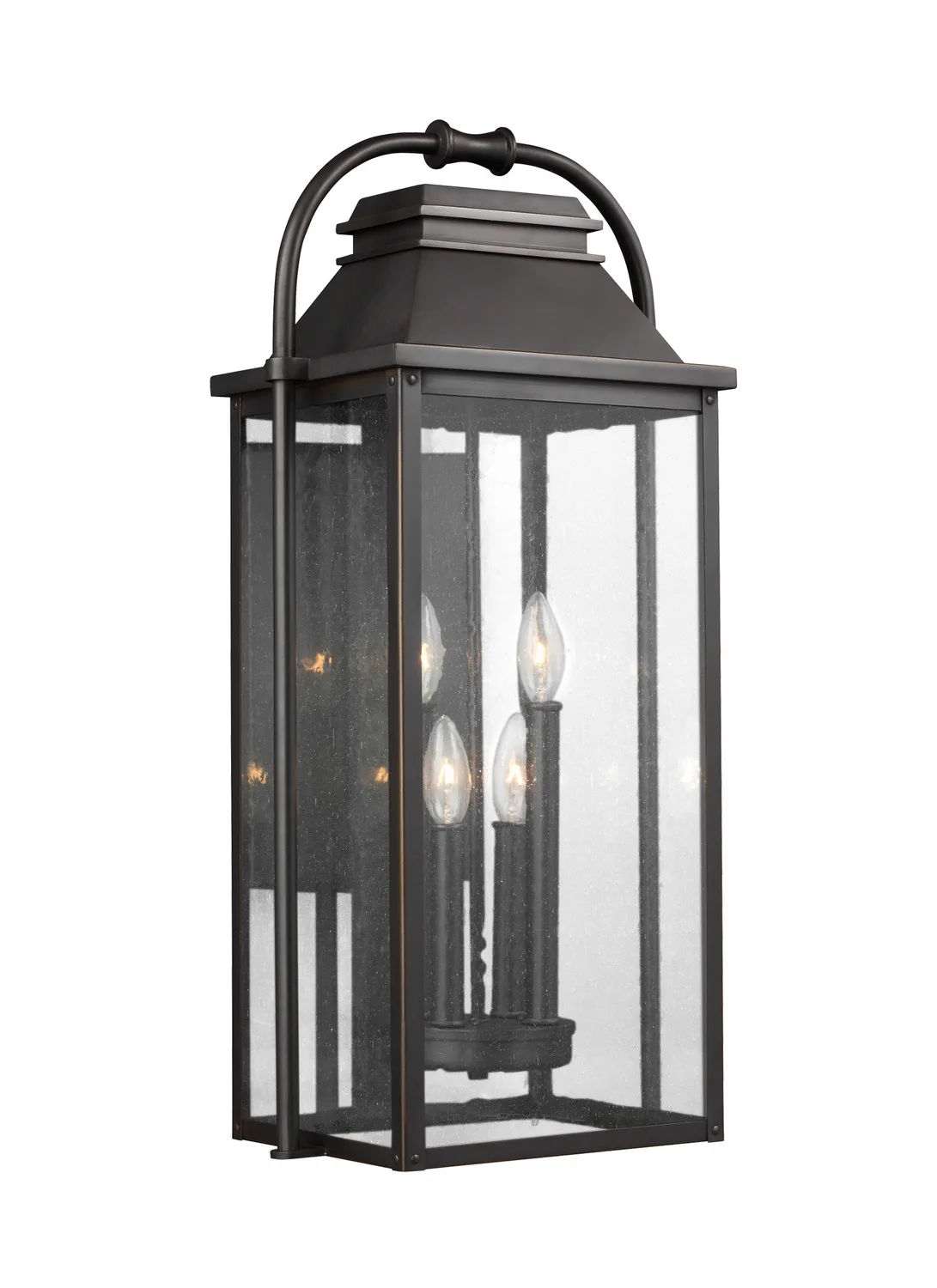 Wellsworth Four Light Outdoor Lantern in Antique Bronze