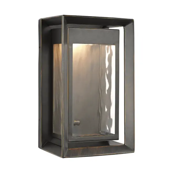 Urbandale LED Outdoor Wall Lantern in Antique Bronze