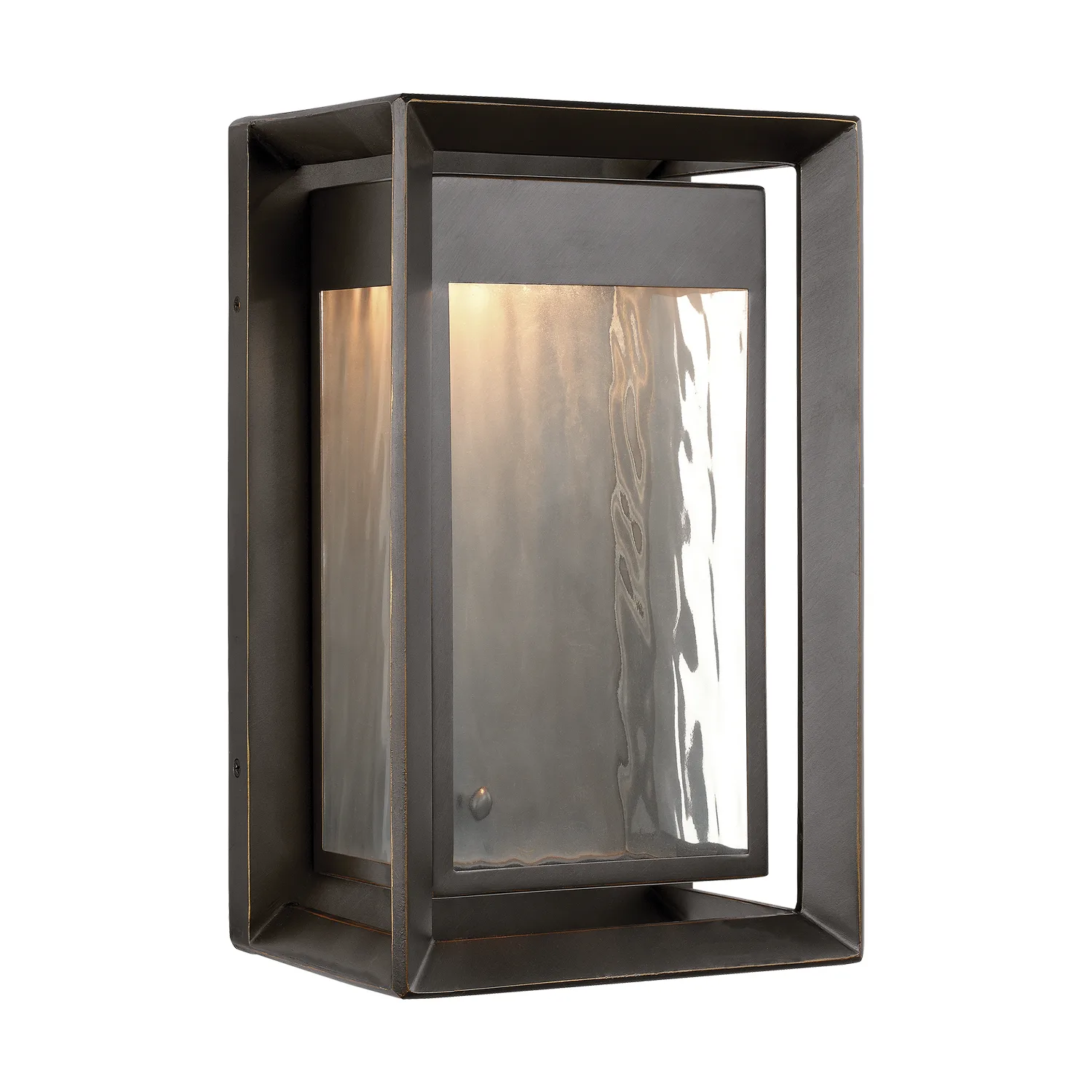 Urbandale LED Outdoor Wall Lantern in Antique Bronze