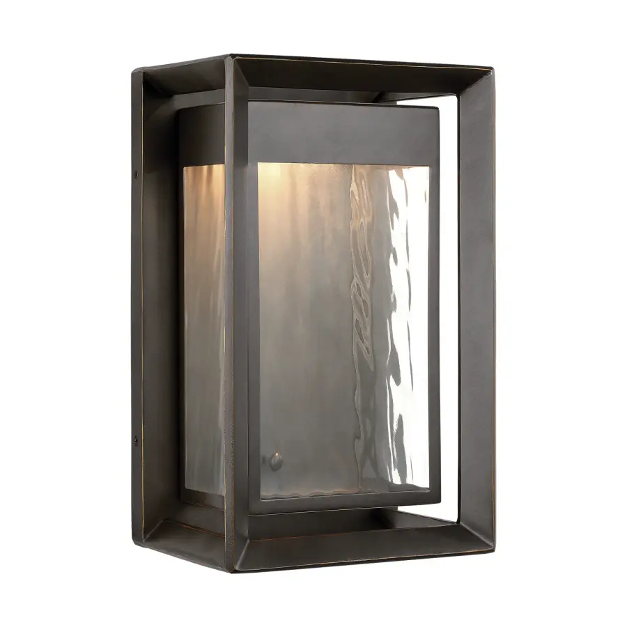 Urbandale LED Outdoor Wall Lantern in Antique Bronze