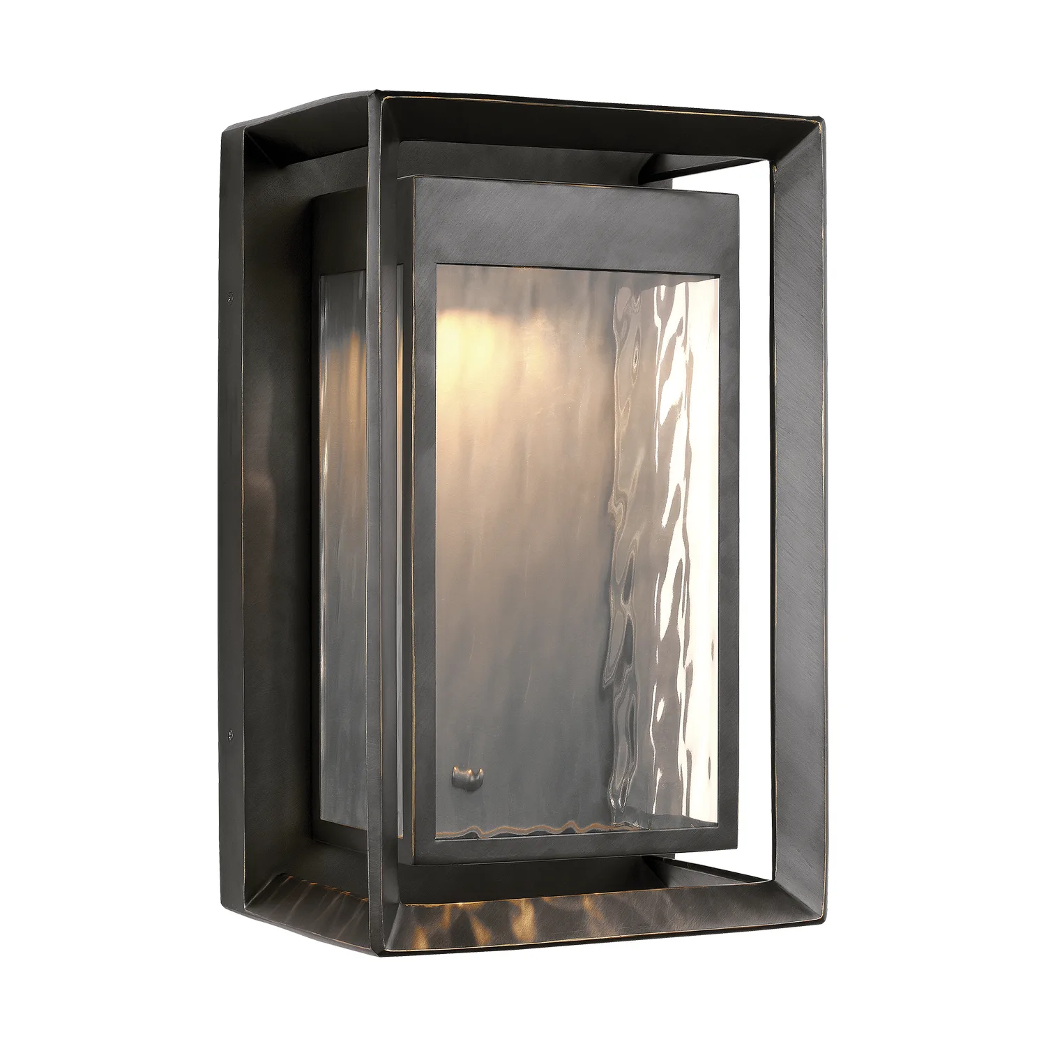 Urbandale LED Outdoor Wall Lantern in Antique Bronze