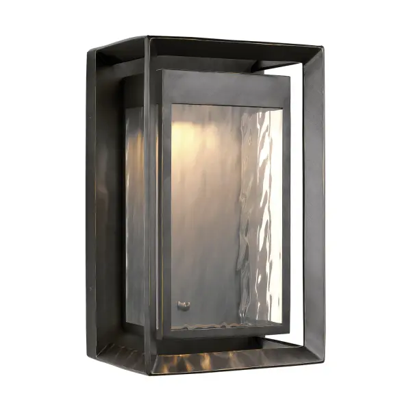 Urbandale LED Outdoor Wall Lantern in Antique Bronze
