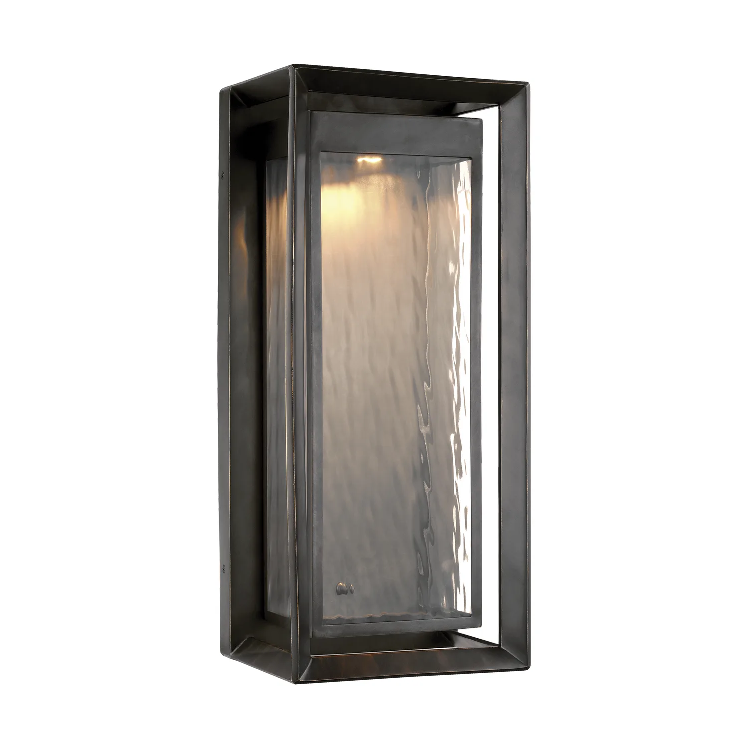 Urbandale LED Outdoor Wall Lantern in Antique Bronze