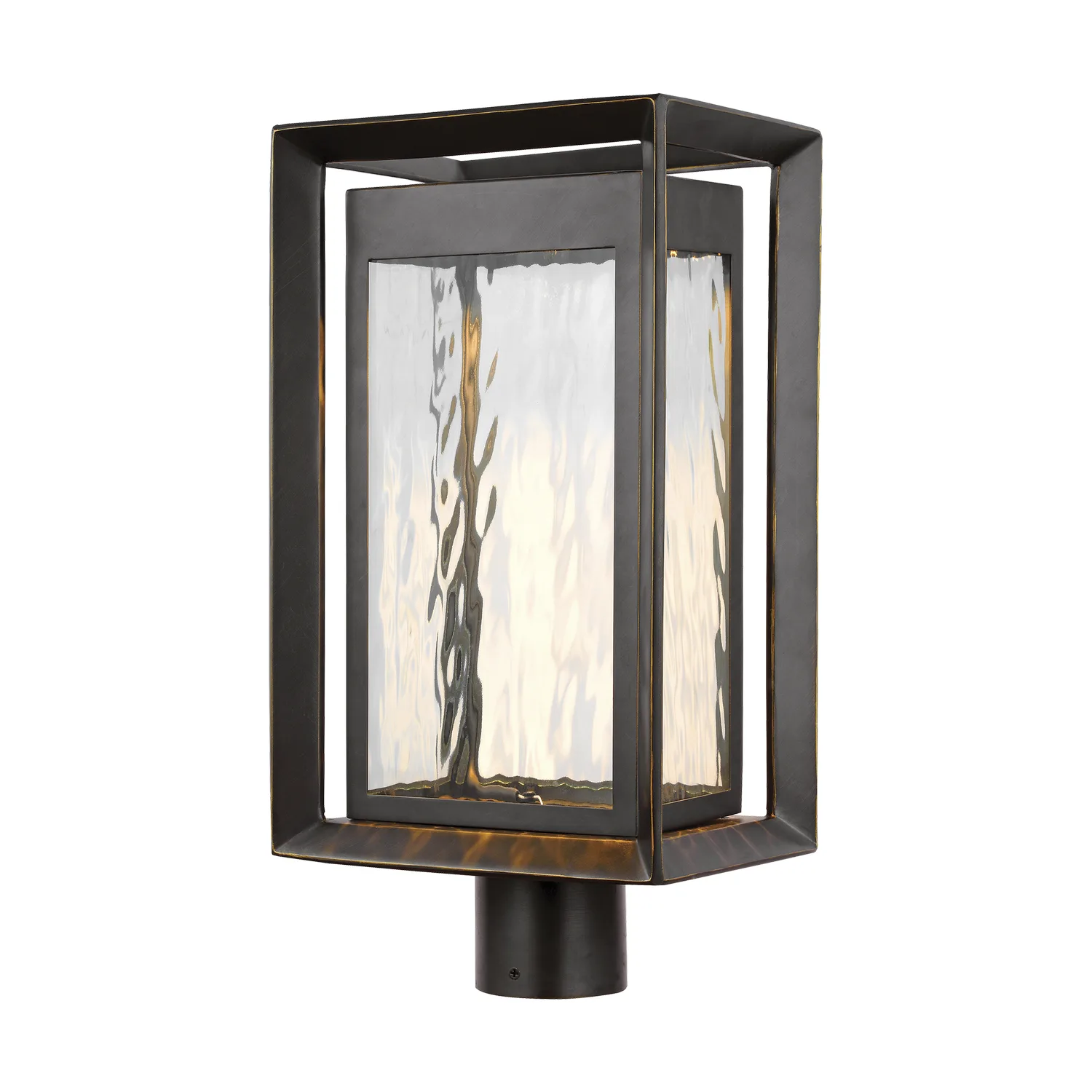 Urbandale LED Post Lantern in Antique Bronze