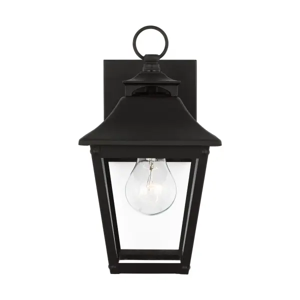 The Galena outdoor wall sconce combines timeless lantern design with contemporary wet-rated performance. Its compact 6-inch width and textured black finish make it ideal for flanking doors or illuminating pathways with understated elegance.