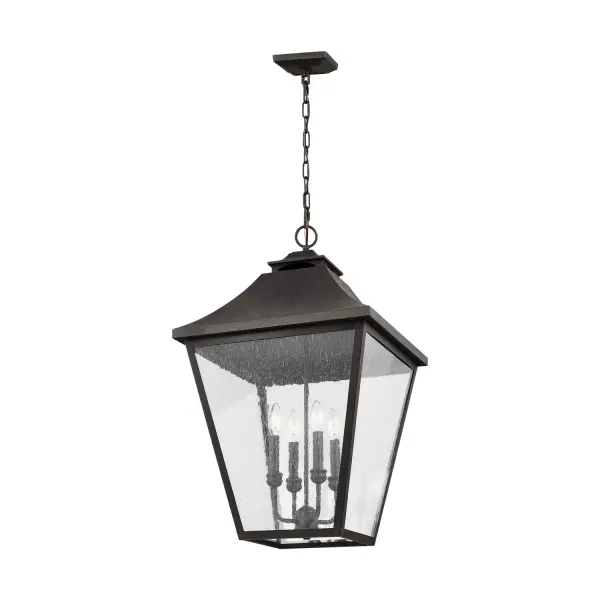 Galena Four Light Outdoor Pendant in Sable