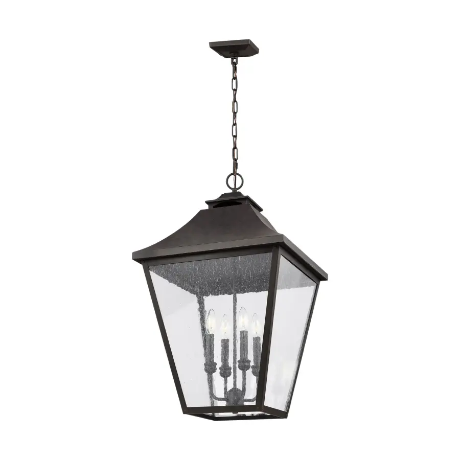 Galena Four Light Outdoor Pendant in Sable
