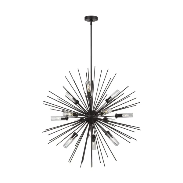 Hilo 12-Light Outdoor Chandelier in Oil Rubbed Bronze