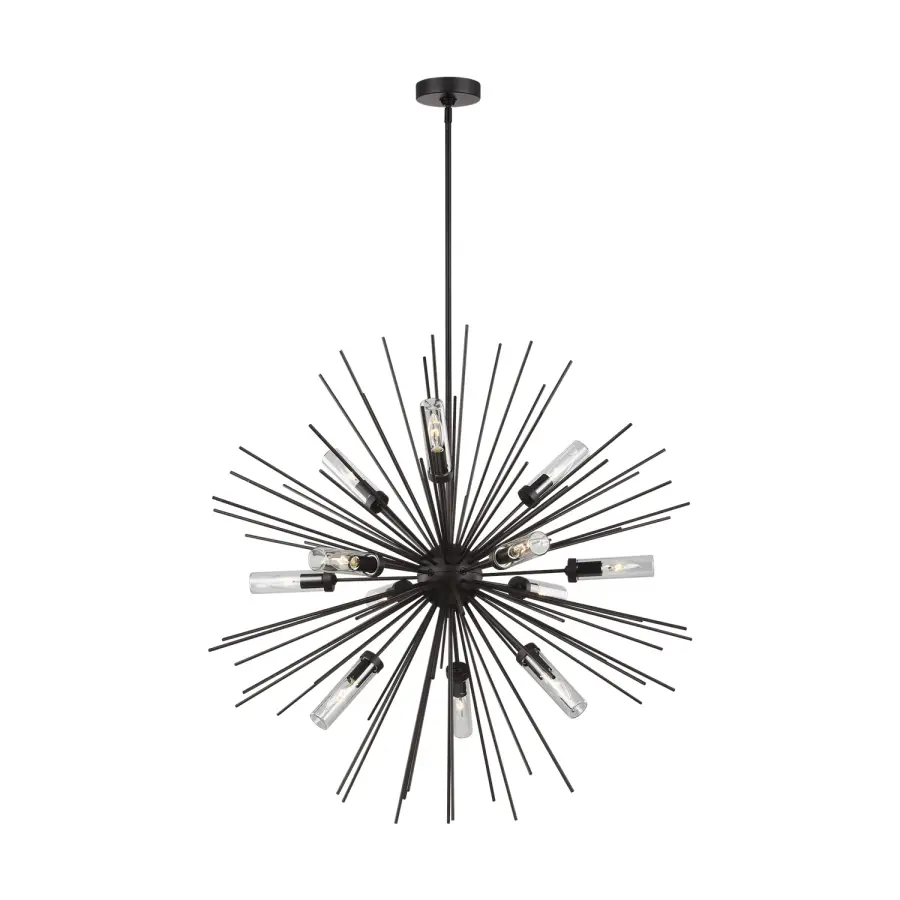Hilo 12-Light Outdoor Chandelier in Oil Rubbed Bronze